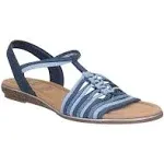 Impo Barella Stretch Elastic Sandal with Memory Foam