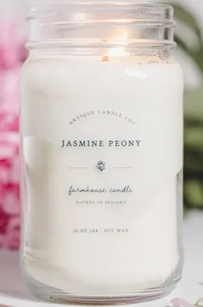 Antique Candle Co. Jasmine Peony Candle