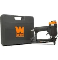 WEN 61711 18-Gauge 3/8-Inch to 1-Inch Air-Powered 1/4-Inch Narrow Crown Pneumatic Stapler