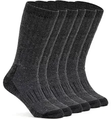 Mens Merino Wool Crew Socks Thermal and Warm Socks for Winter Work Hiking Run...