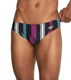 Speedo Men's Swimsuit Brief Creora Highclo Printed