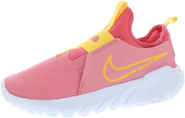 Nike Girls Flex Runner 2 - Girls' Grade School Running Shoes Citron Pulse/Coral Chalk/White Size 4.5