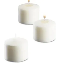 Sterno 40296 8 Hour White Votive Wax Candles