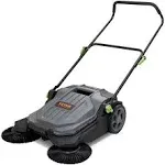 VEVOR Walk-behind Hand Push Floor Sweeper 25.6&#034; Width 5 Gallon Waste Container