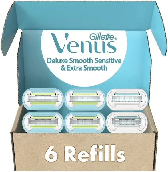 Gillette Venus Embrace Extra Smooth Woman Razor 4 Refill Cartridges