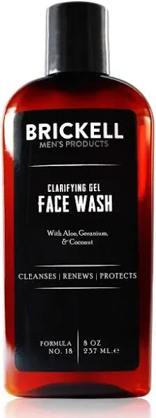 Brickell Men's Clarifying Gel Face Wash