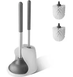 Eyliden Toilet Bowl Brush and Plunger Combo