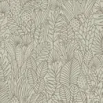 RoomMates Tropical Leaves Sketch Peel and Stick Wallpaper