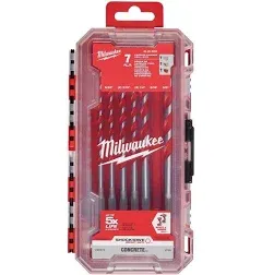 Milwaukee Shockwave Carbide Hammer Drill Bit Kit 48-20-9052