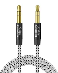 3 Aux Cable,CableCreation 3.5mm Male to Male Audio Stereo Cord Compatible Headphones