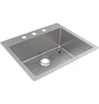 Elkay Crosstown Single Bowl Dual Mount Sink Kit