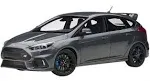 2016 Ford Focus RS Stealth Gray Metallic 1/18 Model Car by