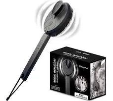 Black Wolf Vibrating Face and Body Brush Sonic Scrubber Pro Water Resistant