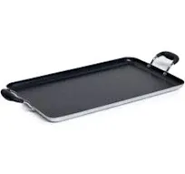 IMUSA 17x10 Double Burner Griddle with Bakelite Handles