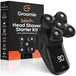 BaldiePro Electric Head Shaver Kit, Bald Head Razor, Best Hair Clipper & Trimmer for Bald Men by Groomie