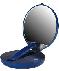 Floxite 15x Lighted Adjustable Compact Mirror