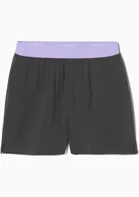 NEW JAMBYS GRAY/BLACK BOXER WITH POCKETS SIZE:L