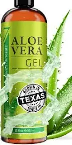 Seven Minerals Organic Aloe Vera Gel from freshly cut 100% Pure Aloe