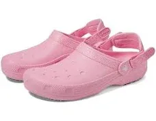 Crocs Adult Unisex Classic Work Pink Tweed Clogs