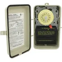 Intermatic Time Clock with Metal Weatherproof Case 208-277V | T104R3