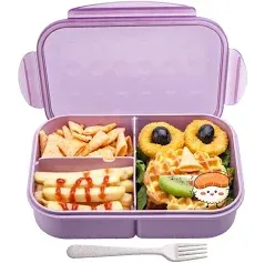 Miss BIG Bento Box, Bento Lunch Box for Kids Lunch Box Leak Proof,No BPAs and No Chemical Dyes,Microwave and Dishwasher Safe Bento