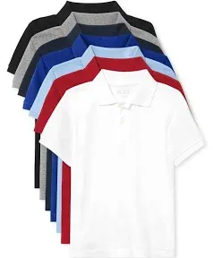 The Children's Place Boys Multipack Short Sleeve Pique Polo