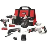 Porter-Cable PCCK617L6 20V Max Cordless Lithium-Ion 6-Tool Combo Kit