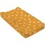 Quilted Changing Pad Cover in GOTS Certified Organic Muslin Cotton | Golden Hour