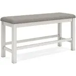 Ashley Robbinsdale 49" Counter Height Dining Bench White