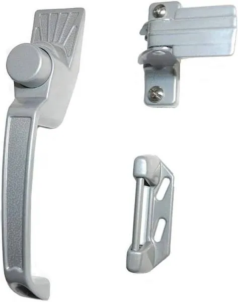 6.5 in. Silver Aluminum Door Handle