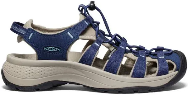 Keen Astoria West Leather Magnet/Vapor Hiking Sandals 1026150 Shoes for Women