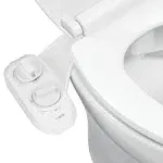 LUXE Bidet Neo 120 Plus White Cold Water Model New Hinge Design 360° Self-Clean