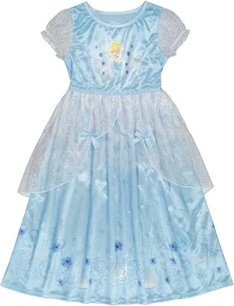 Disney Girls' Princess Cinderella Dress-up Nightgown