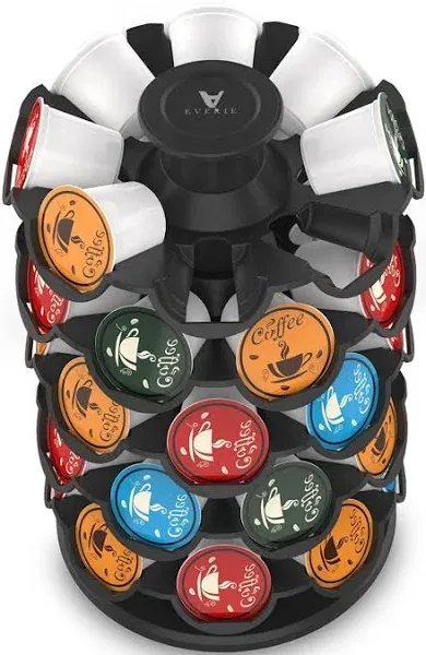 Everie Coffee Pod Storage Carousel Holder Organizer Compatible with 40 Keurig K-Cup Pods