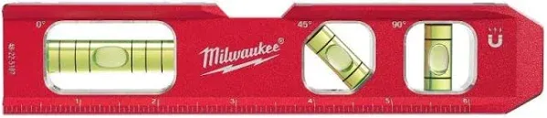 Milwaukee 7 In. Billet Torpedo Level Measuring Hand Tool