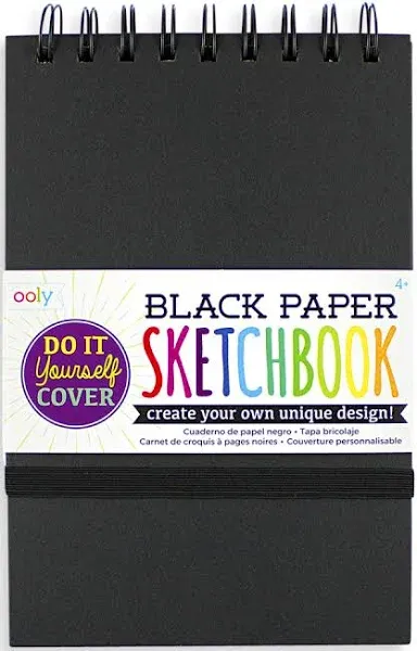 BB-DIY Sketchbk Small Black Paper