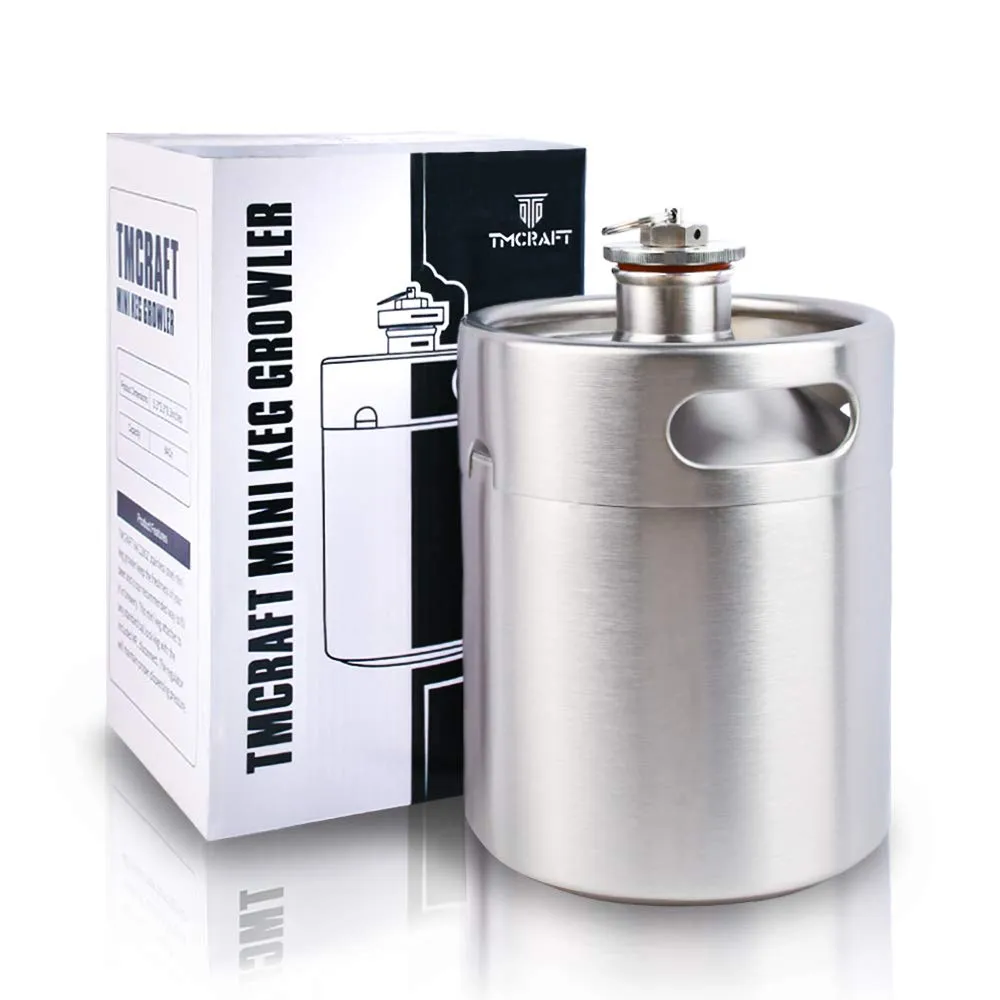 TMCRAFT 64oz Stainless Steel Mini Keg