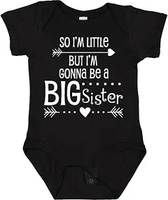 Inktastic So I'm Little, But I'm GONNA Be a Big Sister Baby Bodysuit