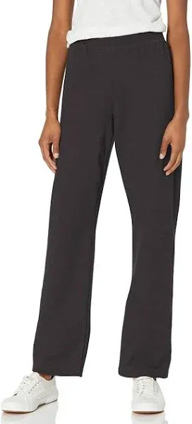 Hanes Women's EcoSmart Fleece Sweatpants with Open Bottom Legs