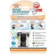 SinkShroom Revolutionary Bathroom Sink Drain Protector Hair Catcher