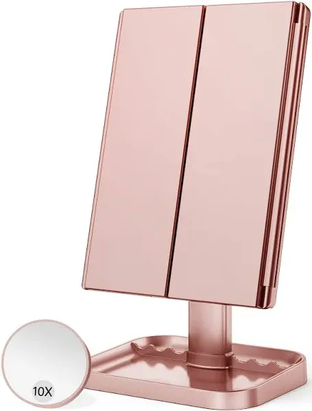 HUONUL Makeup Mirror Vanity Mirror with Lights 2X 3X 10X Magnification