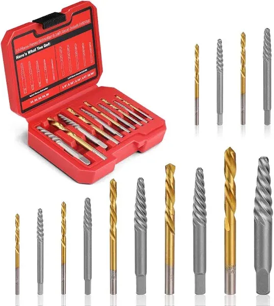 UYECOVE 14 Pieces Screw Extractor Set