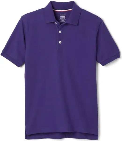 French\xa0Toast\u205fPurple Short Sleeve Pique Polo\u205f(E7)