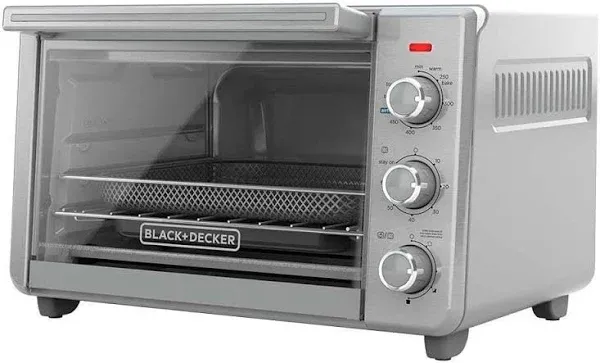 6-Slice Crisp &#039;N Bake Air Fry Toaster Oven French Fries Veggie Chips Large Timer