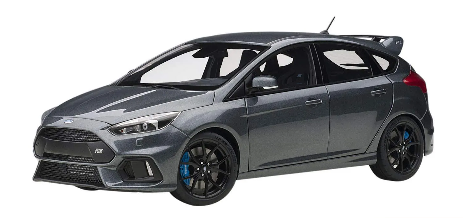 2016 Ford Focus RS Stealth Gray Metallic 1/18 Model Car by Autoart