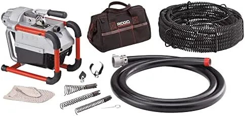 Ridgid K-60SP-SE (66497) Sectional Drain Cleaning Machine w/ Cable Kit