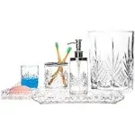 Godinger Dublin Toothbrush Holder Clear