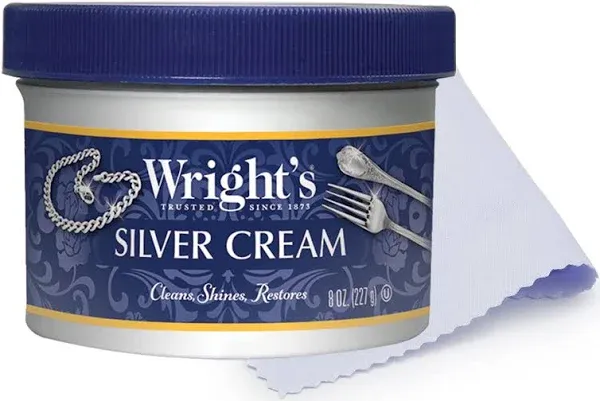 Wright's Silver Cream Polish - 8 oz jar