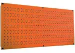 Wall Control 30-HP-1632 or 16" x 32" Horizontal Orange Metal Pegboard Tool Board Panel