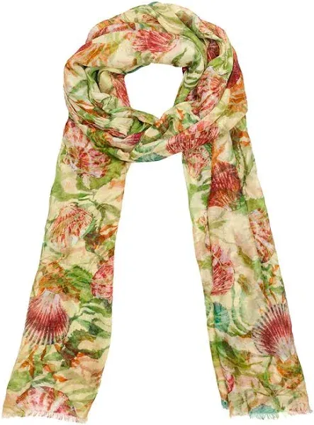 Patricia Nash Women's Seashells by the Sea Square Scarf